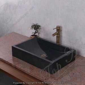 I-Marble Pedestal Basin Wash Stone Bathroom Sinks TASS-019