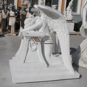 Marble Weeping Angel Statue TSAS-008