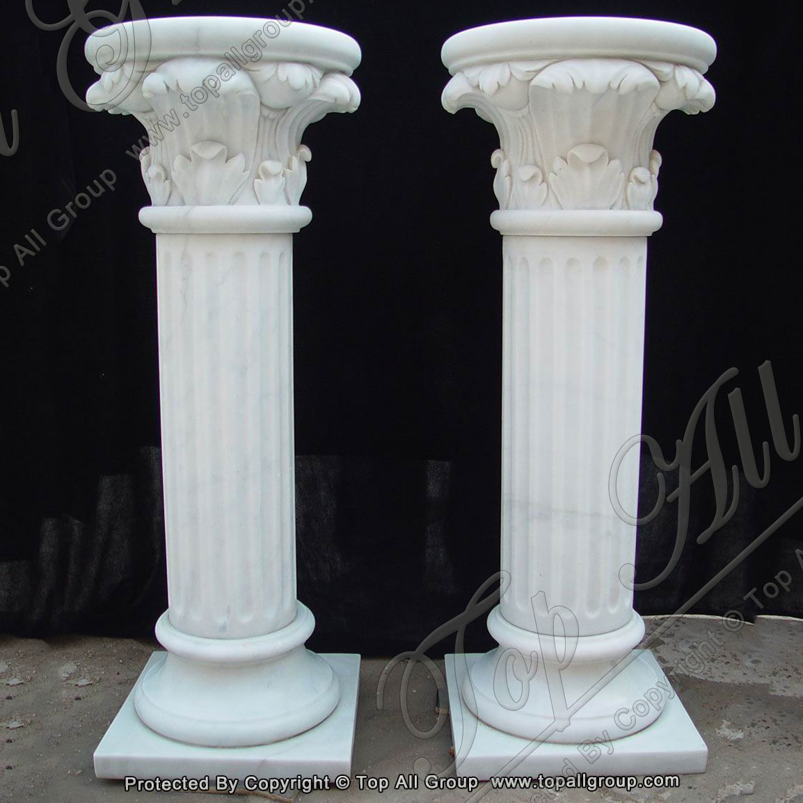 Marble columns for homes
