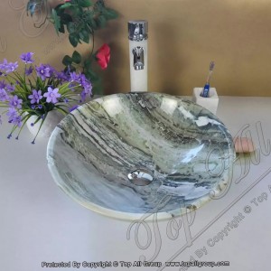 Modern Style Green Marble Wash Basin TASS-039