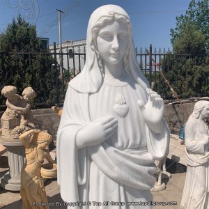 Monter Statue Virgin Mary Marble Sculpture TARS038