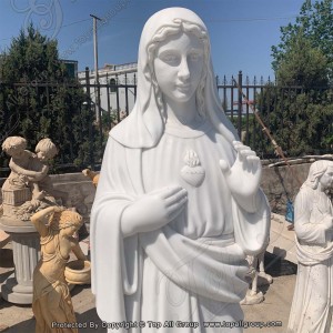 Marama Statue Virgin Mary Marble Sculpture TARS038