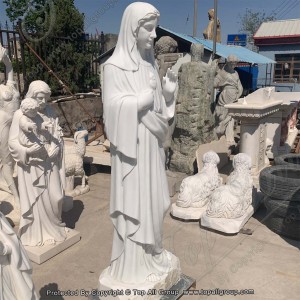 Marama Statue Virgin Mary Marble Sculpture TARS038