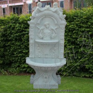 Ourdoor White Marble Wall Fountain TAGF-81
