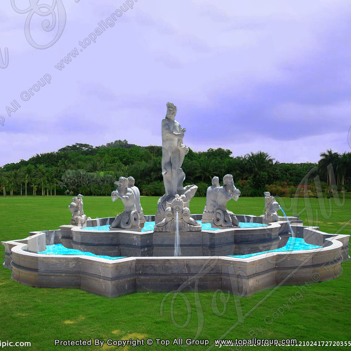 Outdoor Garden Decor Large Water Fountain