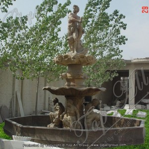 Outdoor Landscaping Garden Stone Large Water Fountain TAGF-44