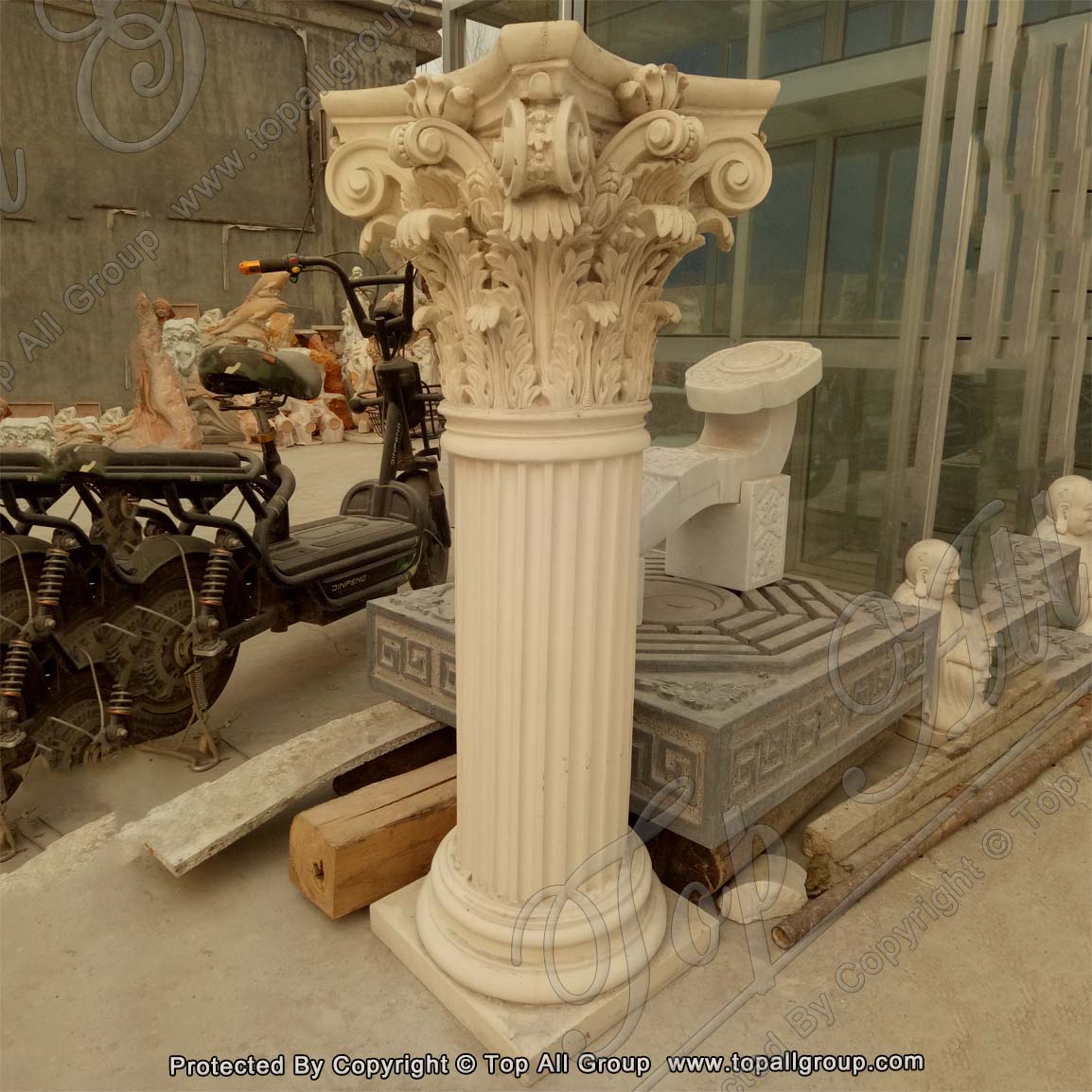 Professional roman pillars column for sale