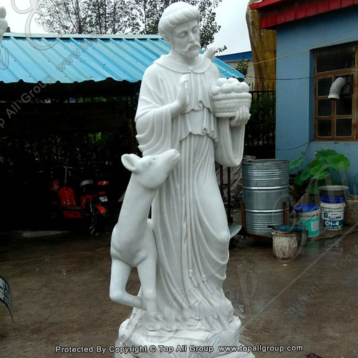 Religious holy statues of St Francis