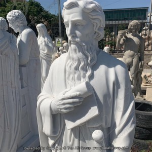 Reliģiskā marmora svētā statujas TARS036