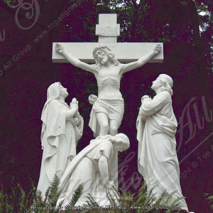 Religious statues of crucifix Jesus on cross TARS032