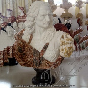 Marble Bust Statue Rome WarriorsTABS-049