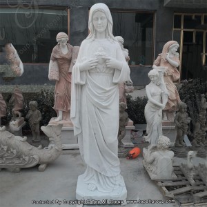 Isithombe se-Sacred Heart Marble Mary TARS030