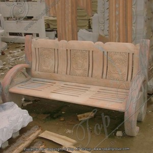 Simple Decoration Marble Stone Outdoor Bench TAMB-026