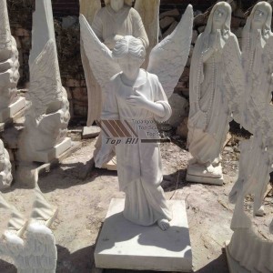 Standing Angel Marble Sculpture-023