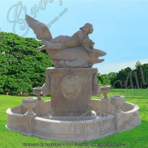 Batu Beige Water Marble Lady Fountain TAGF-47