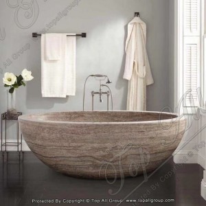 Stone Egg-Shape Bathtub TABT-018