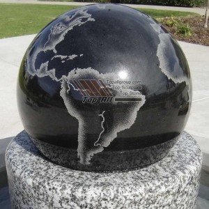 Round Base Stone Ball Fountain TASBF-016