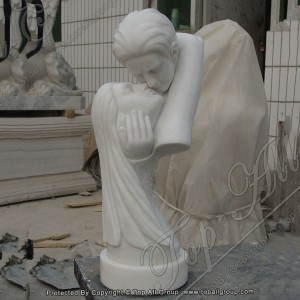 True Love white marble head statue TABS-057