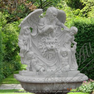 White Marble Garden Wall Fountain TAGF-67