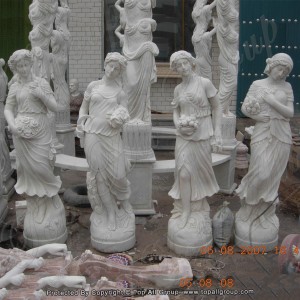 White marble life size four season marble sculpture TPFSS-021