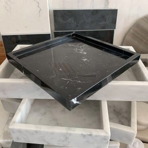 Nature black marble hotel serving trays towel trays TASC-003
