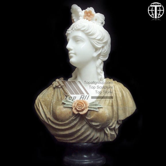 China New Product Outdoor Stone Antique Flower Vase -
 Bust Statue TABS-005 – Top All Group