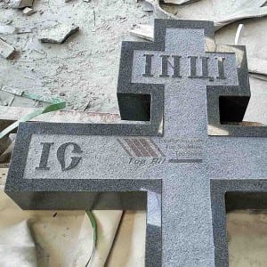 Russian Style Granite Sepulchrum Headstone TATBS-006