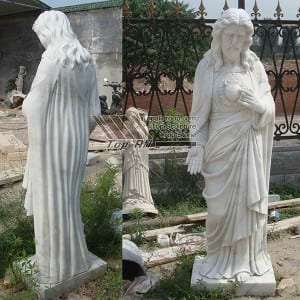 Jesus heart marble Sculpture TARS-010