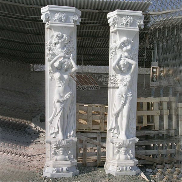 Hot sale Marble Fountain Sculpture -
 Column TAMC-004 – Top All Group