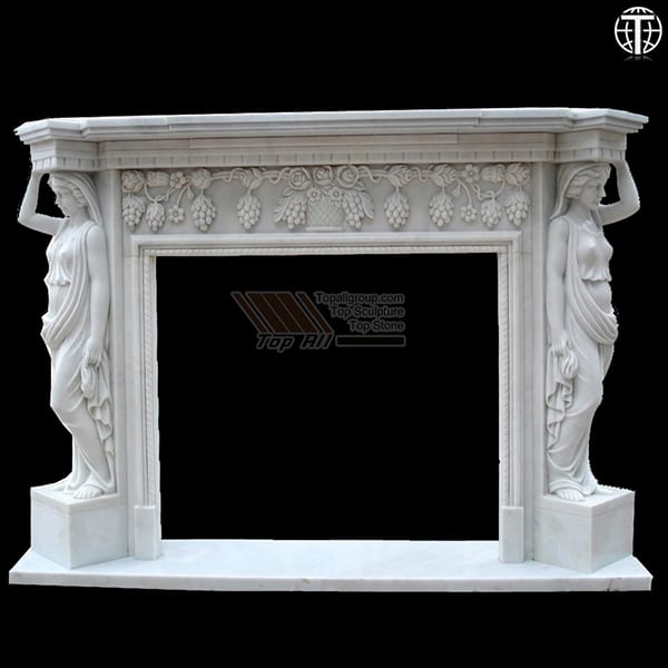 Trending Products Natural Brown Marinace Granite -
 Fireplace Mantel TAFM-002 – Top All Group