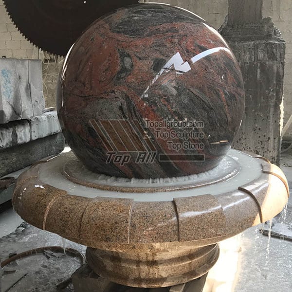 Wholesale Price Marble Stone Carving -
 Stone Ball Fountain TASBF-002 – Top All Group