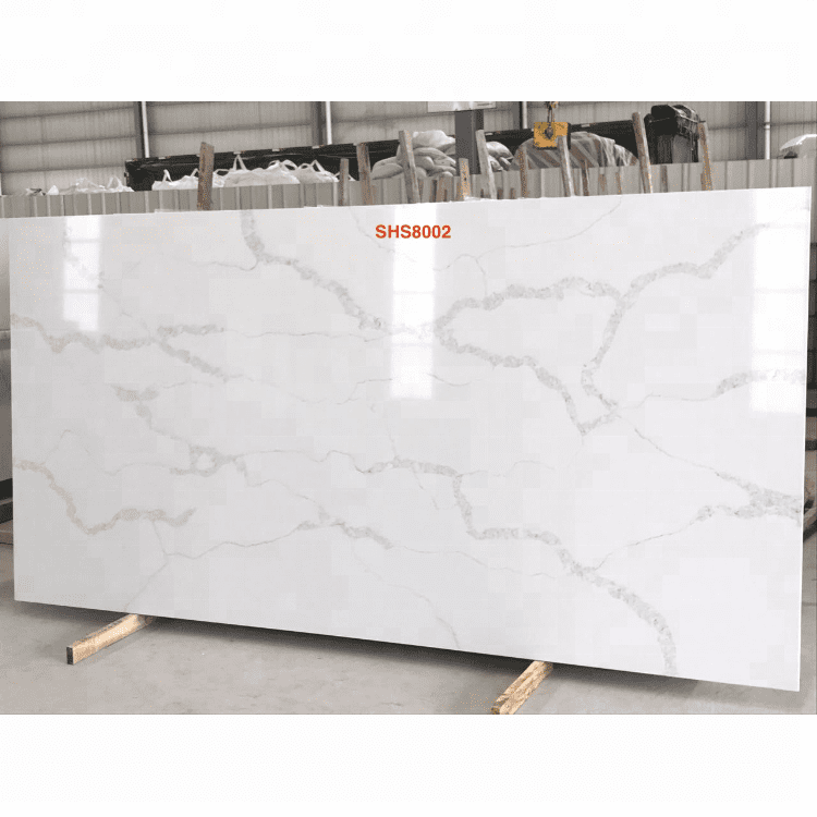 factory Outlets for Marble Top Tea Table - White Artificial Calacatta Quartz Stone Slab – Top All Group