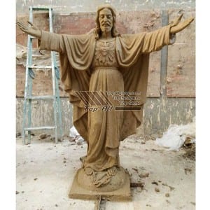 स्वागत छ येशू संगमरमर मूर्तिकला TARS-009