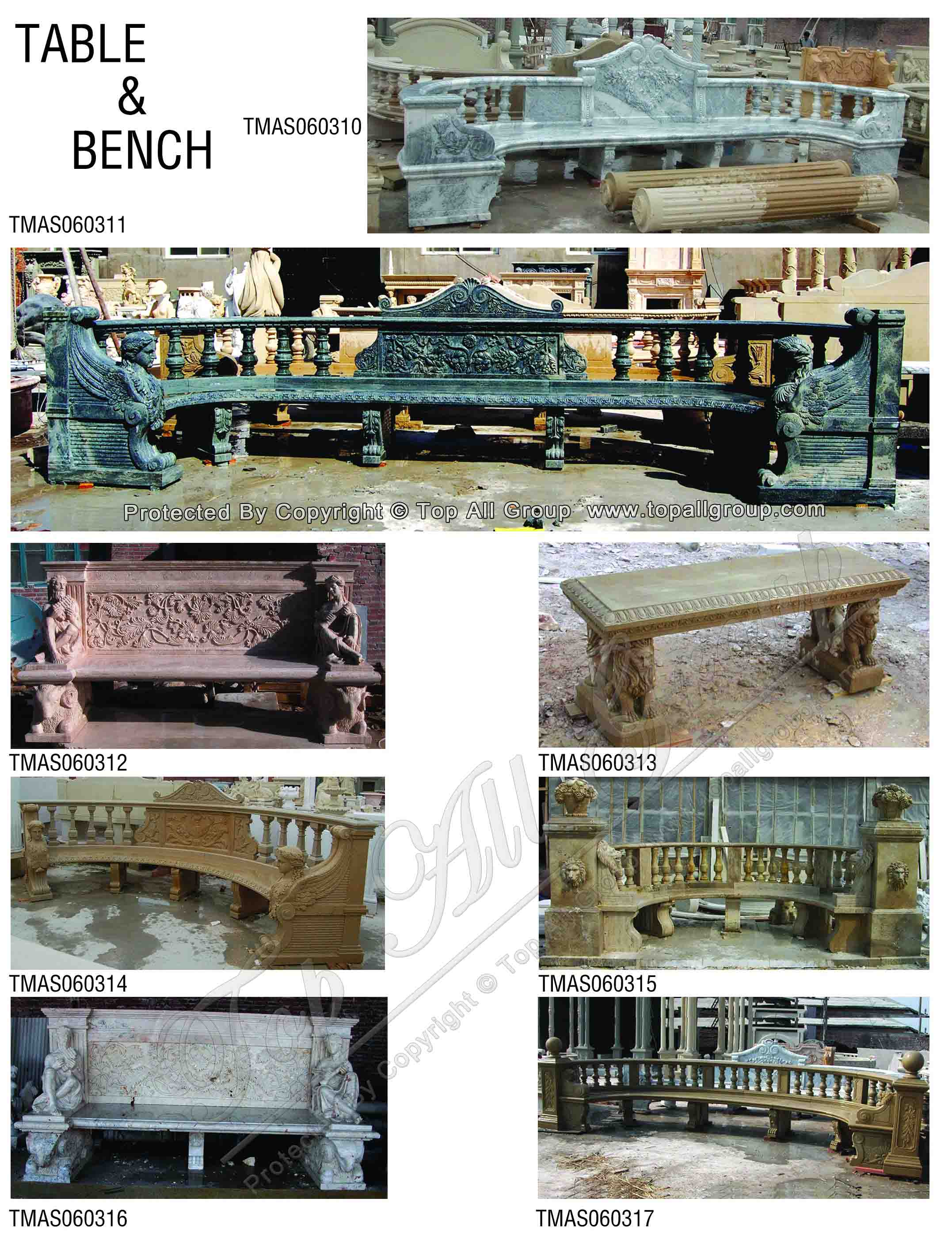 marble  bench