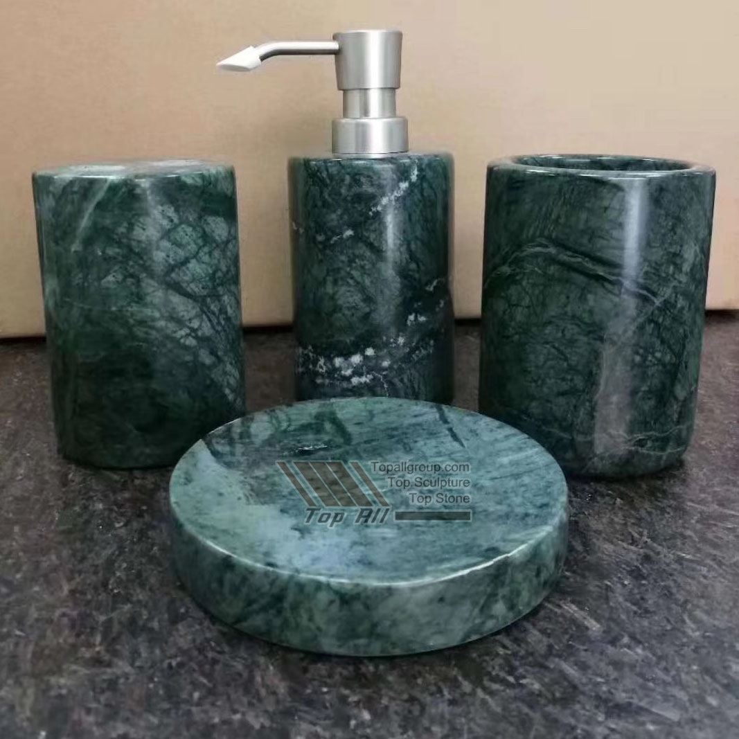 Good Quality Religious Marble Statue -
 Nature Green Marble Wash Set TASC-010 – Top All Group