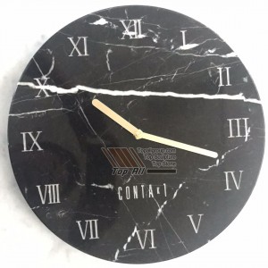 Ura iz naravnega črnega marmorja TASC-017