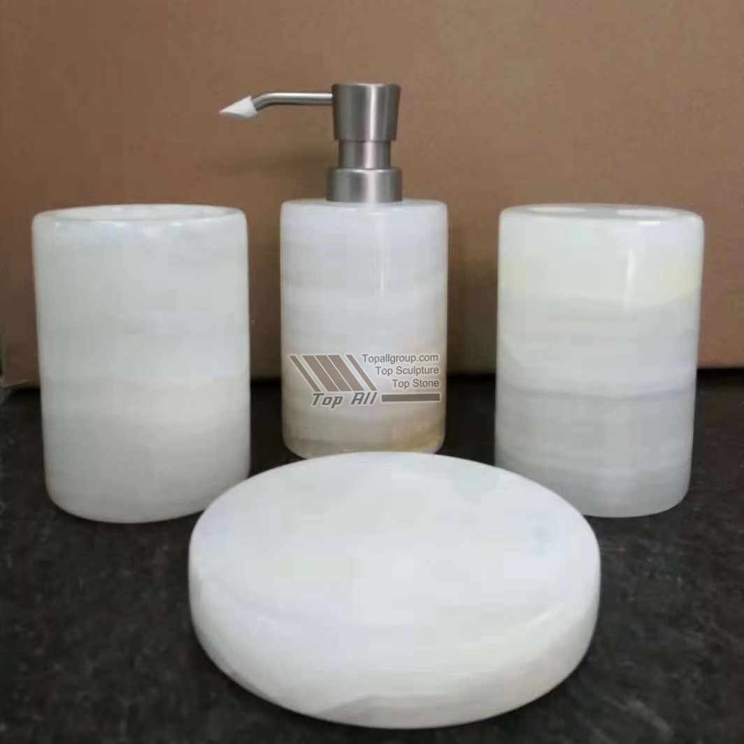 China wholesale Natural Stone Panel In Stock -
 White marble Bath Set Of Five ImitationTASC-014 – Top All Group